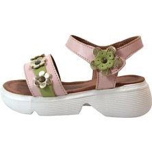 Onlo Ayakkabı B.041 Hakiki Deri Anatomik Kız Çocuk Sandalet