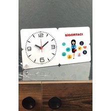 Şık Ahşap Masa Saati, Zarif ve Kullanışlı Dekoratif Saat