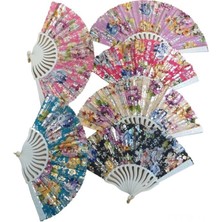 Yelpaze Karışık Renk 12 Adet