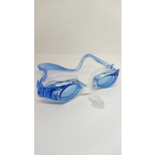 Knittingtr Çocuk Yüzücü Maskesi, Mavi, Standart Boy