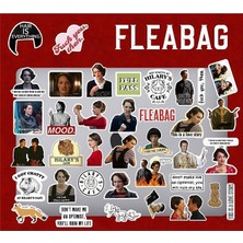Fleabag Laptop Notebook Telefon Kılıfı Sticker Paketi