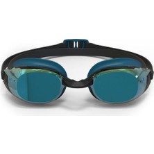 Mavi/siyah Aynalı Yüzücü Gözlüğü, Konforlu ve Şık Tasarım