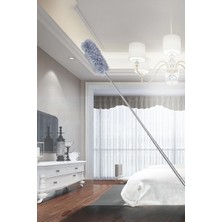 Teknotrust Uzun 3 Başlıklı Temizlik Fırçası, Toz Alma ve Köşe Temizliği İçin İdeal