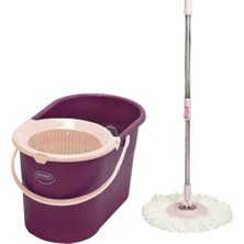 Ultra Mop Temizlik Seti Mürdüm-Şampanya, Kolay ve Pratik Kullanım Sağlar.