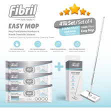 Pratik Temizlik Sistemi ve 3 Paket Temizlik Havlusu, 120 Yapraklı Paket