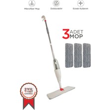 Teknotrust 360 Derece Dönen Su Hazneli Püskürtmeli Spreyli Mop Paspas