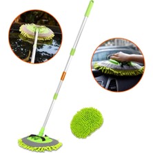Çok Amaçlı Mikrofiber Mop, Tavan ve Duvar Temizliği Için Uygun
