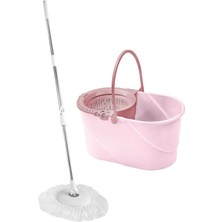 Eko Balerina Temizlik Seti F187 Soft Pembe, Hijyen ve Şıklıkla Temizlik Sağlar.