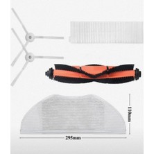 Çift Fonksiyonlu Robot Süpürge Seti, Filtre, Fırça, Mop ve Paspas ile Kullanıma Hazır