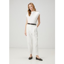 Kırık Beyaz Formal Pantolon