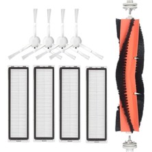 Teknotrust Uyumlu Yedek Fırça ve Hepa Filtreli Temizlik Seti, 9 Parça, Beyaz