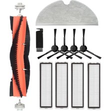 11 Parça Yedek Fırça, Hepa Filtre ve Mop Seti, Temizlik Için Ideal