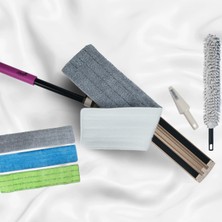 Teknotrust 3'lü Temizlik Seti, Toz Alma ve Fırça ile Parlak Yüzeyler