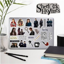 Sherlock Enola Holmes Laptop Notebook Telefon Kılıfı Sticker Paketi