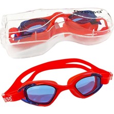 Knittingtr Kırmızı Yüzücü Gözlüğü, Konforlu ve Şık Tasarım