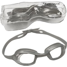 Knittingtr Yetişkinler Için Ayarlanabilir Gri Yüzücü Gözlüğü, Deniz ve Havuz Kullanımı