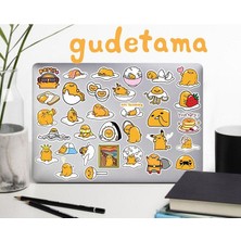 Gudetama Seri 1 Sticker Telefon Laptop Notebook Tablet Defter Matara Stiker Etiket