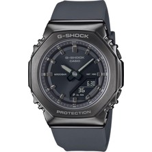 G-Shock GM-S2110B-8ADR Siyah Silikon Kadın Kol Saati