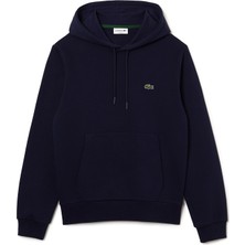 Classic Fit Kapüşonlu Lacivert Erkek Sweatshirt