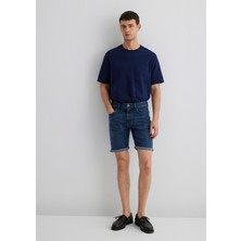 Mavi Brian Premium Blue Koyu Vintage Mavi Jean Şort 0418489817
