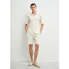 Mavi Dayton Casual Ekru Jean Şort 0410093-90390