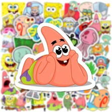 Süngerbob Kareşort Defter Suluk Laptop Notebook Tablet Telefon Kılıf Sticker Seti