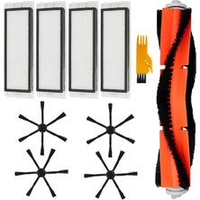 Sesli Süpürge ve Mop 10 Parça Yedek Set, Siyah Renk