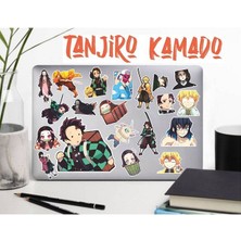 Tanjiro Kamado Sticker Telefon Laptop Notebook Tablet Defter Matara Sticker Etiket