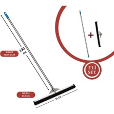 Teknotrust FT508 Krom Mop Sapı ve FT513 Metal Takviyeli Yersil, Dayanıklı ve Şık Tasarım