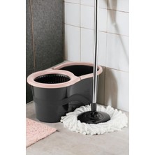 Yumuşak ve Hafif Mikrofiber Temizlik Seti, 360 Derece Kullanım, Canlı Pembe Renk