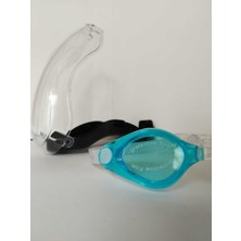 Knittingtr Turkuaz Anti- Fog Havuz ve Deniz Gözlüğü, Profesyonel Antrenman Gözlüğü