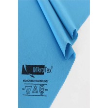 3’lü Mavi Mikrofiber Cam Bezi 40X50 Cm, Temizlik ve Parlaklık Için Ideal