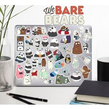 We Bare Bears Kafadar Ayılar Seri 3 Sticker Telefon Laptop Notebook Tablet Defter Matara Etiket