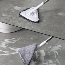 150CM Uzun Saplı Üçgen Cam Temizlik Mopası, Ofis ve Ev Için Uygun