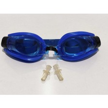 Knittingtr Mavi Yüzücü Gözlüğü ve Kulak Tıkacı, Su Geçirmez ve Buğu Yapmaz Özelliklerle