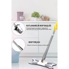 Teknotrust 360 Derece Dönebilen Kendinden Sıkmalı Çok Yönlü Temizlik Mop