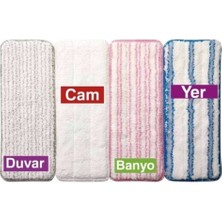 Premium Tablet Mop Spin Yedek Bezi 4'lü Set, Temizlikte Mükemmellik