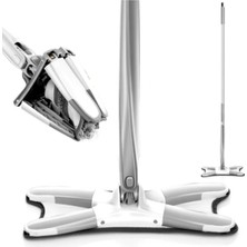 Teknotrust Yerden ve Duvardan Kolayca Temizleyen Kendinden Sıkmalı Silme Mop Seti