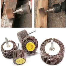 Saplı Silindir Zımpara Seti, 5 Parça, 60 Kum, Ahşap ve Metal Zımparalama