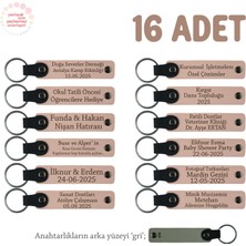 Miawiki Yavruağzı & Gri, Sınıf Öğretmeninden Minik Öğrencilerine Mesajlı Karne Hatırası Anahtarlık 16’lı Set