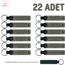 Miawiki Külgri & Lacivert, Mezuniyet Partisi Için Tüm Sınıfa Özel, 22' Li Set, Muhteşem Hediyelik Anahtarlık