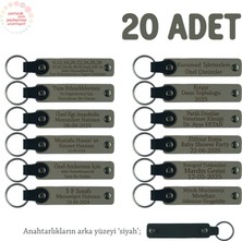 Miawiki Kül Gri & Siyah, Radyo ve Televizyon Bölümü Öğrencileri Için Isme Özel Anahtarlık, 20'li Set