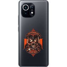 Dali Design Xiaomi Mi 11 Uyumlu Şeffaf Kılıf Motörhead Tasarımlı