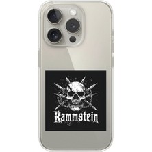 Dali Design iPhone 14 Pro Max Uyumlu Şeffaf Kılıf Rammstein Tasarımlı