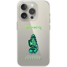 Dali Design iPhone 12 Pro Max Uyumlu Şeffaf Kılıf Mega Death Tasarımlı