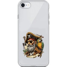 Dali Design iPhone 6 Plus Uyumlu Şeffaf Kılıf Pirate 3 Tasarımlı