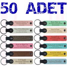 Miawiki Geleneksel Etkinlikler Için Özel Üretim, 50' Li Set, Mükemmel Hediyelik Anı ve Hatıra Anahtarlıkları