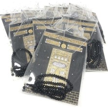 Elite Konsept Hediyelik 25 Ürünü Dağıtmalık Tül Keseli Kabe Tesbihli Yasin Seti 1 Düz Desenli