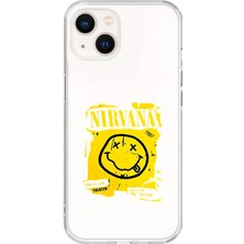 Dali Design iPhone 14 Plus Uyumlu Şeffaf Kılıf Nirvana Tasarımlı