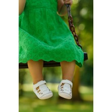 Joy Colours Deri Ortopedik Ilk Adım Bebek Ayakkabısı Yazlık B115